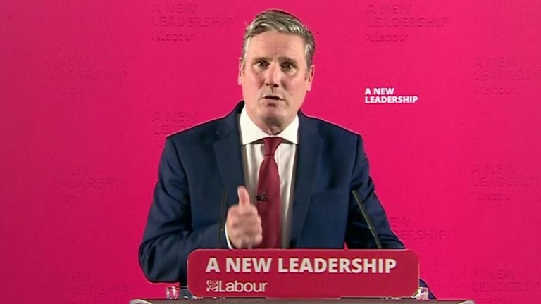 Keir Starmer warns Labour left over Joe Biden win