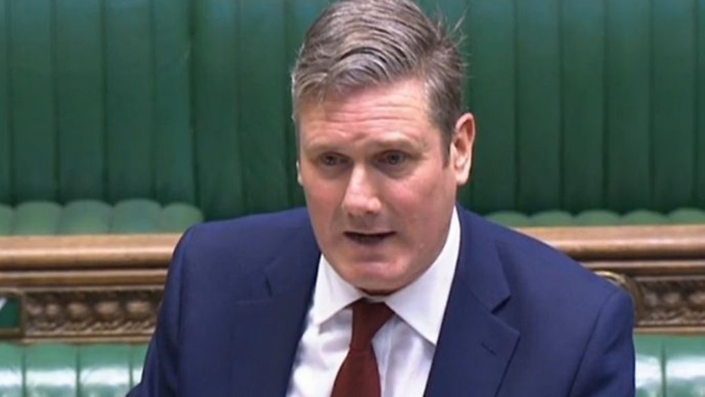 Keir Starmer makes dig at Boris Johnson over Tory rebellion