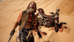 Chris Hemsworth in Furiosa: A Mad Max Saga. Photo: Warner Bros