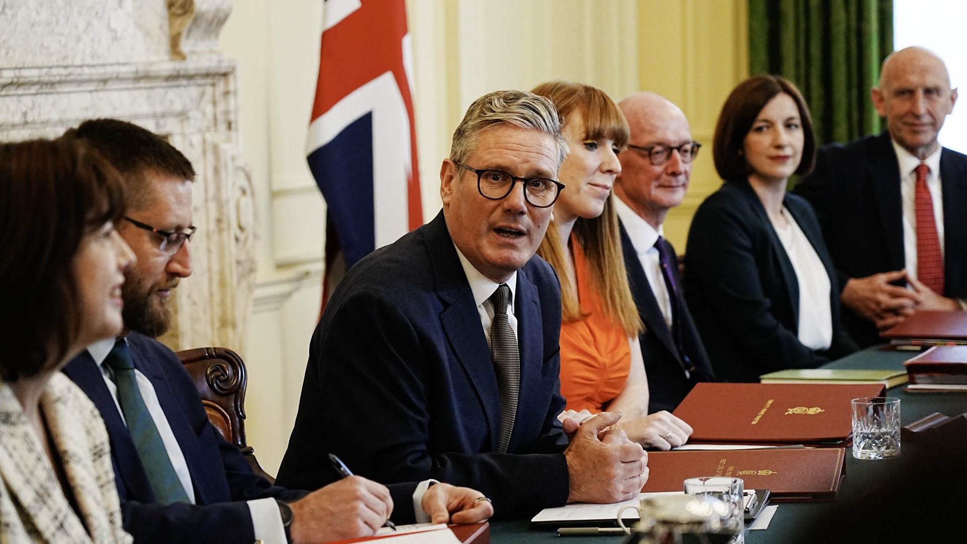 Keir Starmer chairs the first meeting of his cabinet in 10 Downing Street on July 6. Photo: Chris Eades/WPA Pool/Getty