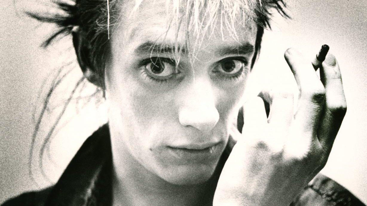 Blixa Bargeld, one of the founding members of the German experimental music group Einstürzende Neubauten in 1986. Photo: Gie Knaeps