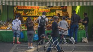 Fruit and vegetables stall in Brixton Market (Photo by: Dosfotos/Design Pics Editorial/Universal Images Group via Getty Images)