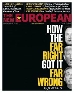 The New European cover, August 22-28, 2024