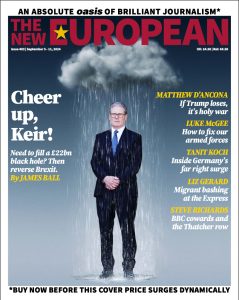 The New European cover, September 5 - 11, 2024