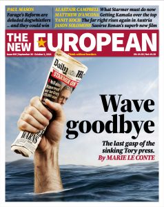 The New European cover, September 26 - October 2, 2024