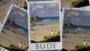 Poster produced for Southern Railway to promote rail travel to Bude in Cornwall. Photo: SSPL/Getty Images