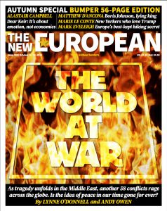 The New European cover, October 10 - 23, 2024