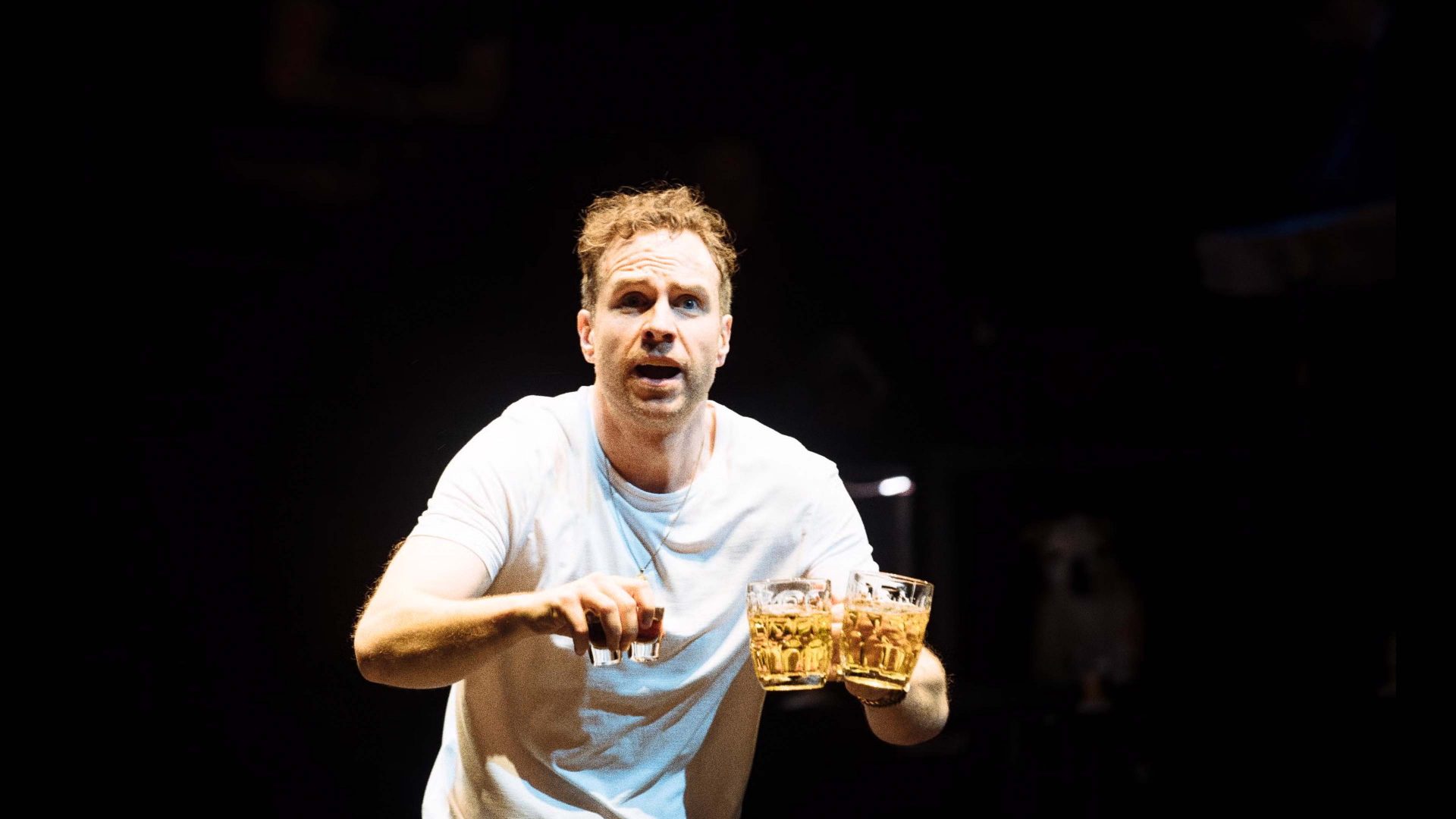 Rafe Spall as Michael in Death of England by Clint Dyer. Photo: Helen Murray