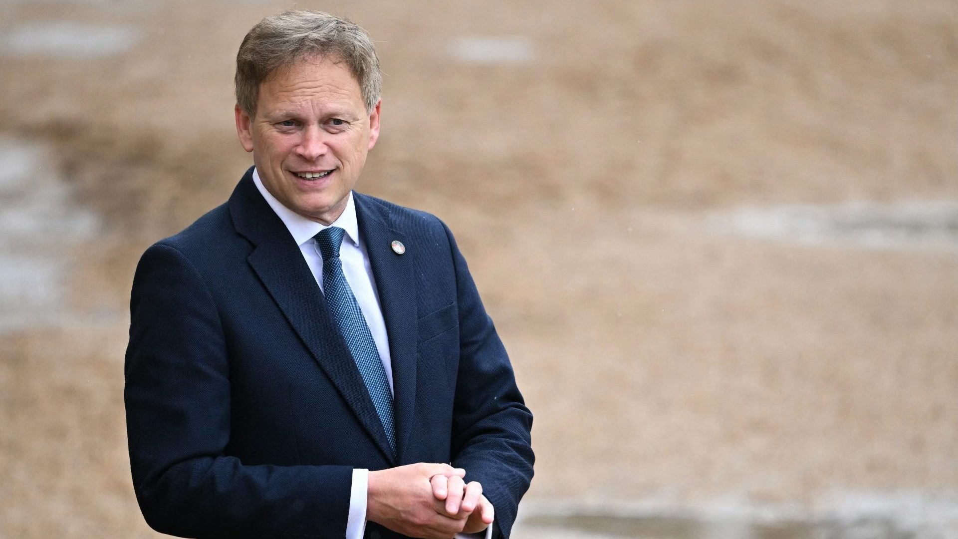 Grant Shapps arrives prior to the King's Birthday Parade (Photo by JUSTIN TALLIS/AFP via Getty Images)