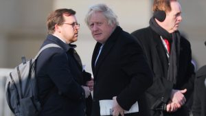 Boris Johnson arrives at the inauguration of Donald Trump. Photo: Joe Raedle/Getty Images