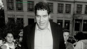 French wrestler and actor André the Giant (André Roussimoff) at the screening of The Princess Bride in Toronto, 1987. Photo: Erin Combs/Toronto Star/Getty