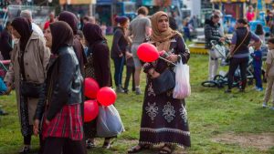 Families attend the 34th Middlesbrough Mela – an annual festival that brings communities together to celebrate and promote the diverse cultures within the region. Photo: Ian Forsyth/Getty