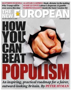 The New European cover, January 16 - 22, 2025