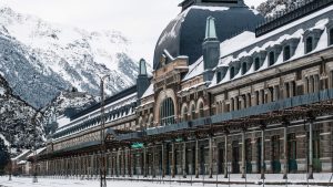 The abandoned station at Canfranc in the Spanish Pyrenees. Photo: Alexander H Schulz/Alamy