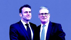 "I have no great love for Keir Starmer, and I just about tolerate Emmanuel Macron at the best of times, but there was something about seeing the two of them together, presenting a united front." Image: TNE