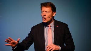 Reform deputy leader Richard Tice speaks at a Reform rally in Wiltshire. Photo: Finnbarr Webster/Getty Images