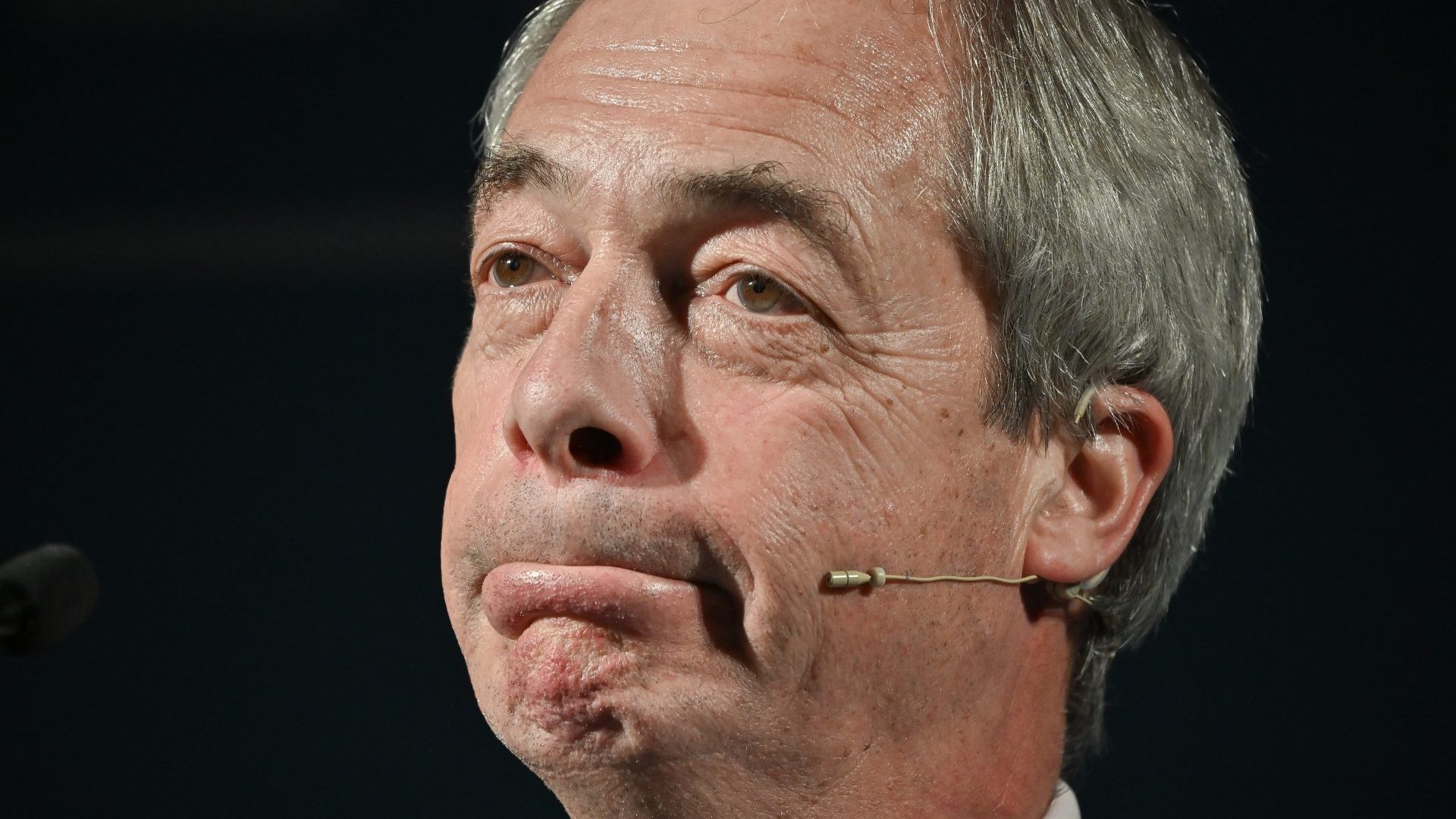 Nigel Farage speaks at the Reform UK Cornwall Conference. Photo: Hugh Hastings/Getty Images