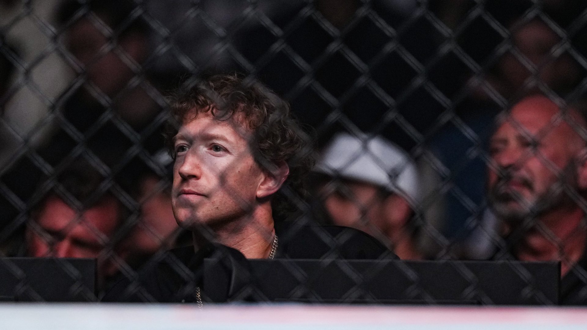 Meta chief Mark Zuckerberg attends a UFC event in Las Vegas. Photo: Cooper Neill/Zuffa LLC