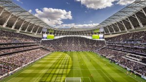 Tottenham v Everton at the Tottenham Hotspur Stadium, the third-largest football ground in England. Photo: Tottenham Hotspur FC